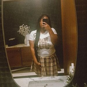 Plaid High Low Skirt